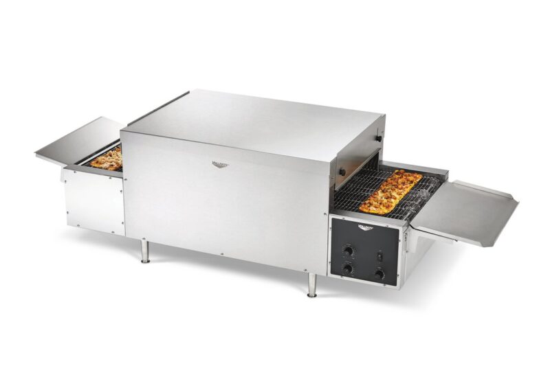 stainless steel pizza oven with flat bread