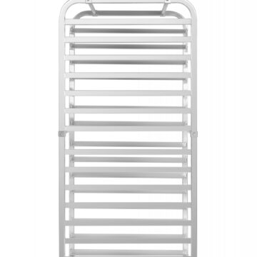 stainless steel rack side view