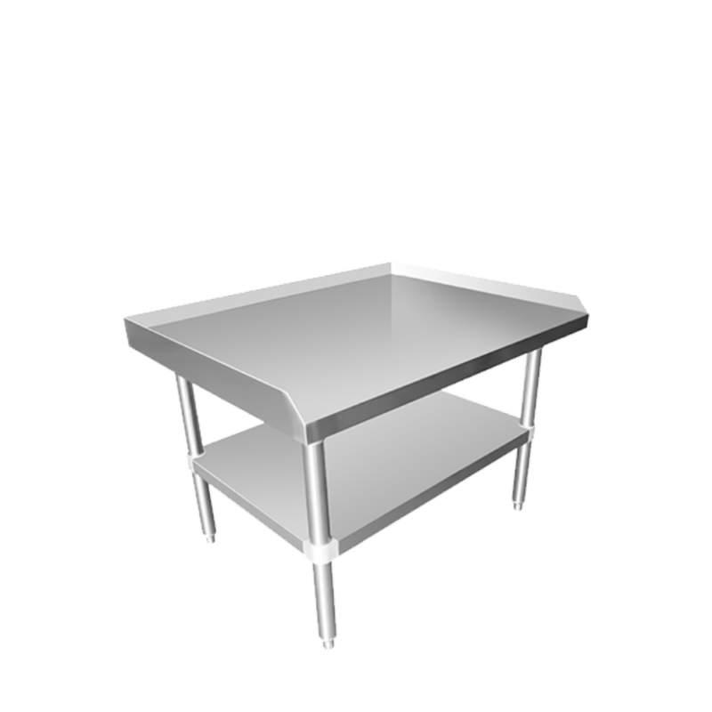 stainless steel work table left side front 1