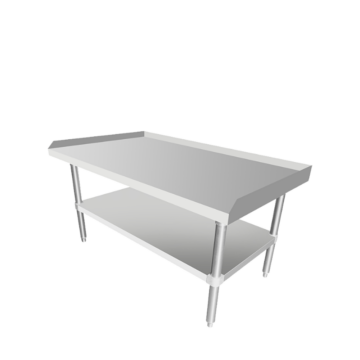 stainless steel work table right side front