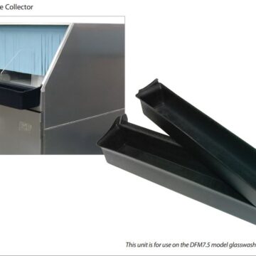 tray and waste collector black trays