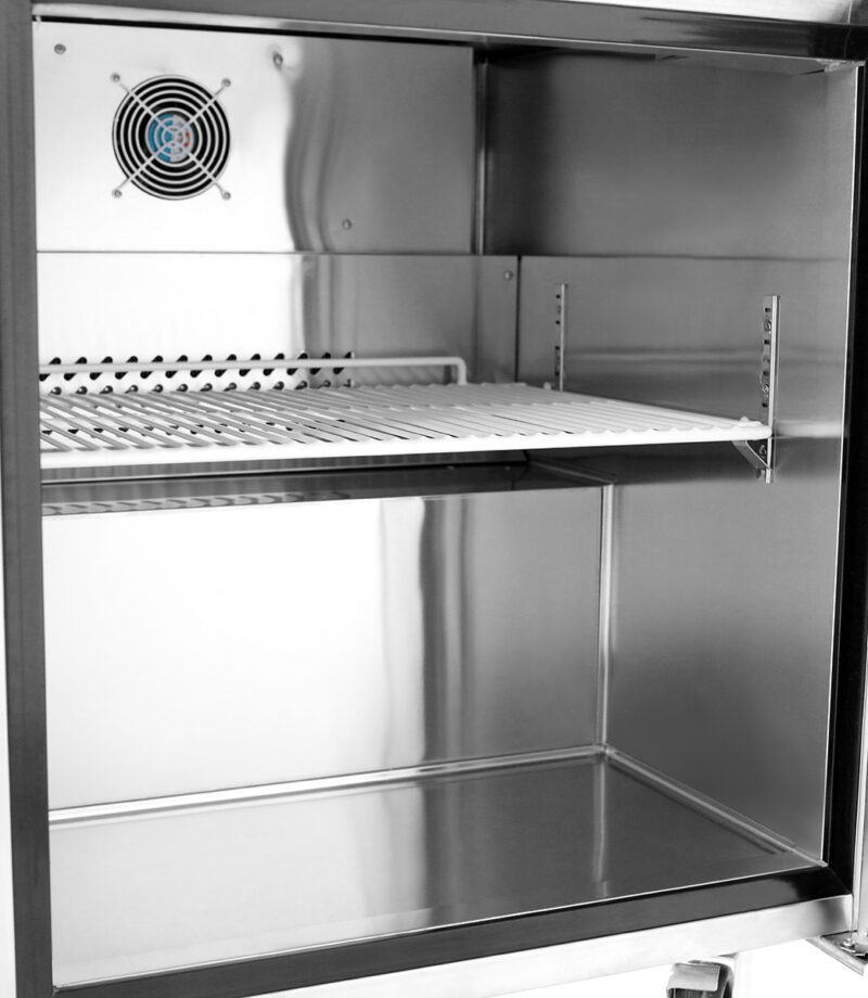 undercounter cooler shelves