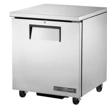 stainless steel undercounter freezer