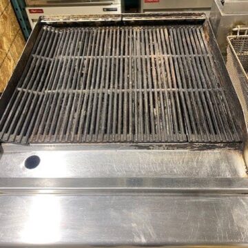 Therma Tek 24 Natural Gas Charbroiler on a work stand For Sale Calgary