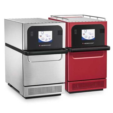SS and Red high speed ovens