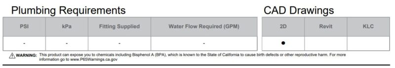 plumbing specs 1