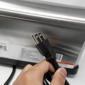 stainless steel toaster plug