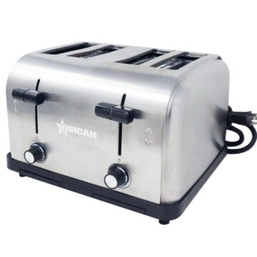 stainless steel toaster right side front