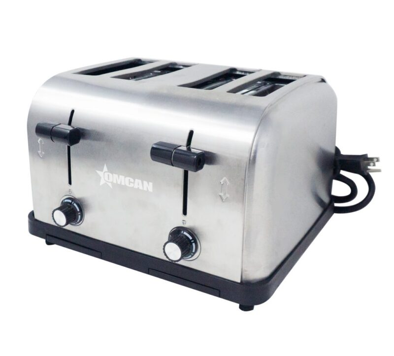 stainless steel toaster right side front