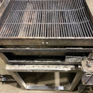 SS gas charbroiler