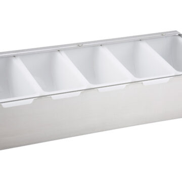 SS 5 compartments condiment holder