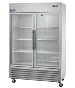 2 door display freezer