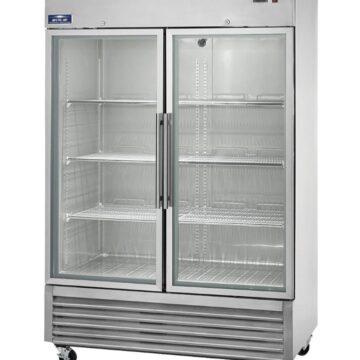 2 door display freezer