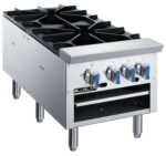 double burner pot stove