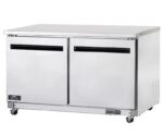 SS 2 door undercounter freezer