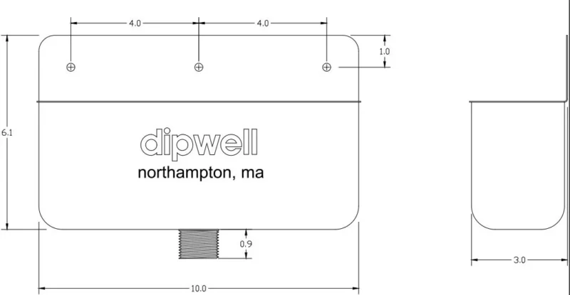 Dipwell 10inch standard drawings