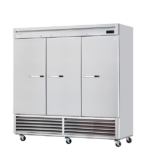 SS 3 solid door upright cooler