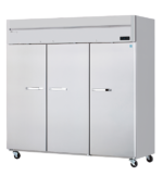 SS 3 solid door freezer