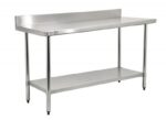 Worktable standard series with backsplash 1 1