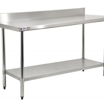 Worktable standard series with backsplash 1 1