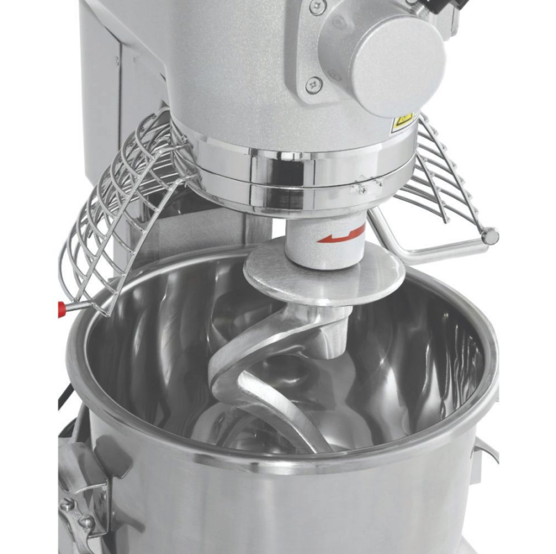 20 Quart Mixer front inside bowl dough hook