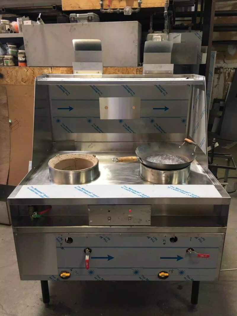2 two burner hole chinese wok range df2 20170911a