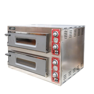 39 Double Chamber Pizza Oven with 27.6 Chamber