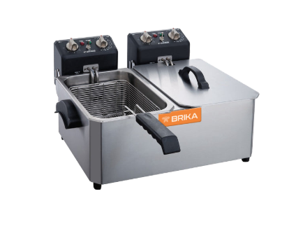 10LBS Double Basin Countertop Electric Fryer BCEF 10D
