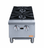 12 Wide 2 Burner Hot Plates 64 66,000 BTU NG LPG BHP 122