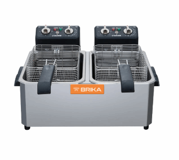 15LBS Double Basin Countertop Electric Fryer BCEF 15D