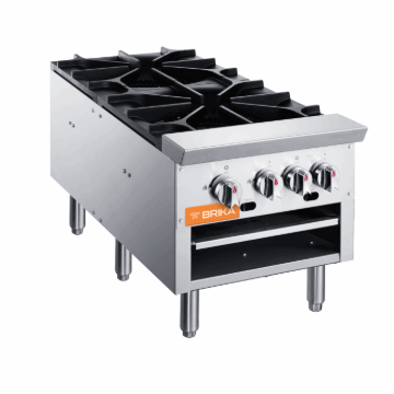 18 160,000 BTU Double Burner Stock Pot Gas Stock Pot, NG or LP, BSP 18D