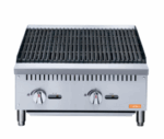 24 35,000 BTU NG LP Gas Countertop Charbroiler BRB 24