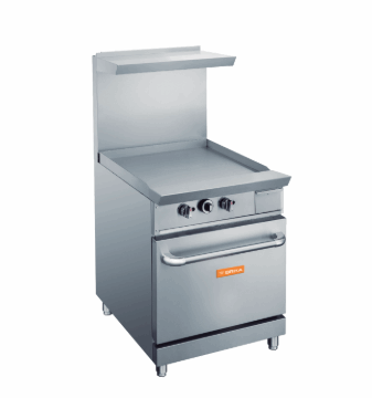26 Wide Gas Range with 24 Griddle, LPG or NG, BGR G24
