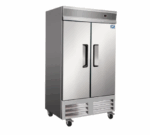 40 Upright Solid 2 Door Reach in Refrigerator Cooler CZ 40R 2D