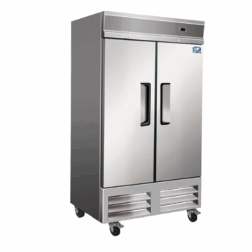 40 Upright Solid 2 Door Reach in Refrigerator Cooler CZ 40R 2D