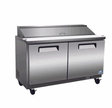 48 2 Door Sandwich Salad Prep Table Cooler Cold Zone CZ 48ST 2D