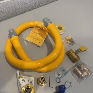 48 inch x .75 hose gas hose kit