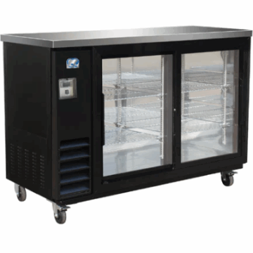 49 2 Glass Door Back Bar Cooler Cold Zone CZ BC49