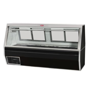 50 W Red Meat Deli Display Case with Black Trim Howard McCray SC CMS35 4 LED FoodService Equipment Depot Calgary