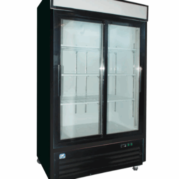 54 Upright Glass 2 Swing Door Merchandiser Refrigerator Cold Zone 49 CuFt CZ 31R54 G2