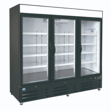 81 Upright Glass 3 Swing Door Merchandiser Refrigerator Cold Zone CZ 81R G3
