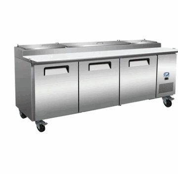 94 3 Door Pizza Prep Table Cold Zone CZ 94PPT 3D