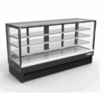 94 Square Glass Floor Refrigerated Display Case Cooler DSF94