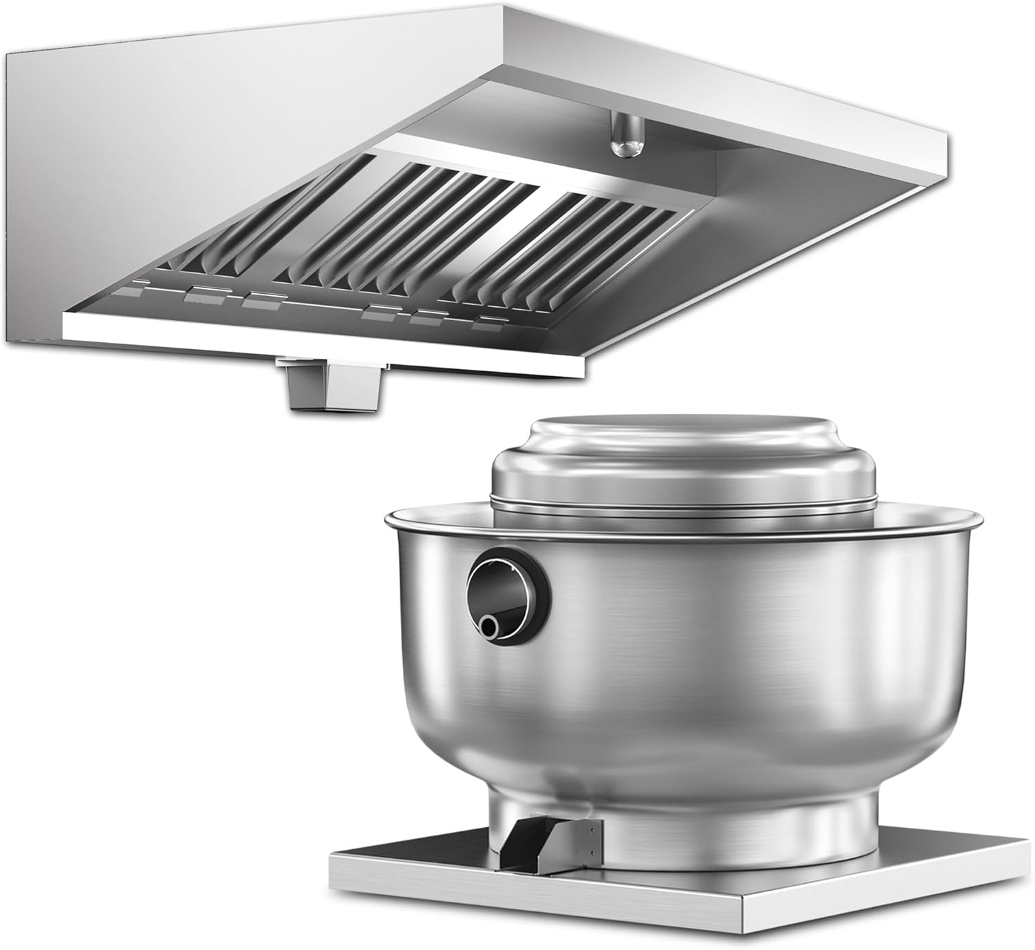 Commercial Kitchen Hood and Exhaust Fan at FED Calgary AB