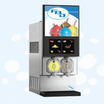 Multi Flavor Frozen Beverage Dispenser Series 2 Flavor Base Cart Included 772 MF