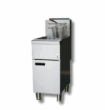 120,000 BTU NG or LP 50 lbs. Capacity Gas Deep Fryer, Hot Zone HZ F4