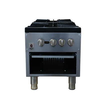 160,000 BTU 2 Burner NG or LP Gas Stock Pot Range Hot Zone HZ SP 2 For Sale Canada