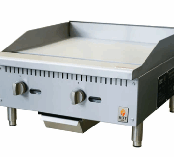 24 Countertop Manual Gas Griddle NG or LP, Hot Zone HZ G24 M