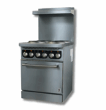 24 Wide Electric Range With 4 Hot Plates 208 or 240 Volt, 1 or 3 Phase, Hot Zone HZ ER24