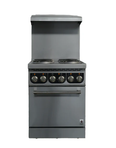 24 Wide Electric Range With 4 Hot Plates 208 or 240 Volt, 1 or 3 Phase, Hot Zone HZ ER24 Buy Restaurant Equipment Canada